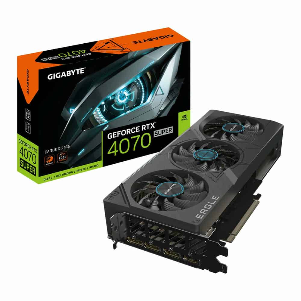 Gigabyte NVIDIA GeForce RTX 4070 SUPER 12GB EAGLE OC Ada Lovelace Graphics Card